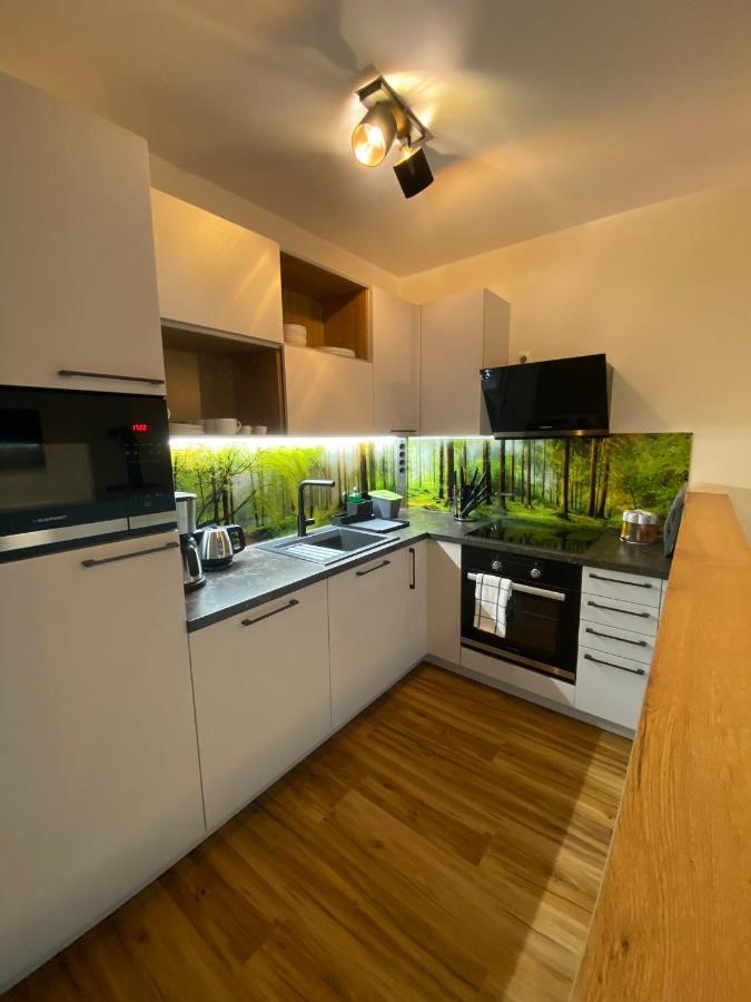 Barrierefreies Ferienapartment A2 Villa Wilisch 55Qm Amtsberg Buitenkant foto