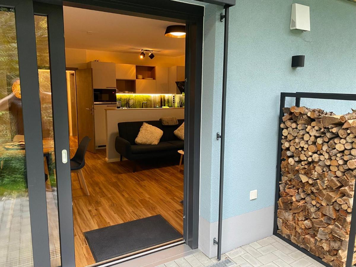 Barrierefreies Ferienapartment A2 Villa Wilisch 55Qm Amtsberg Buitenkant foto
