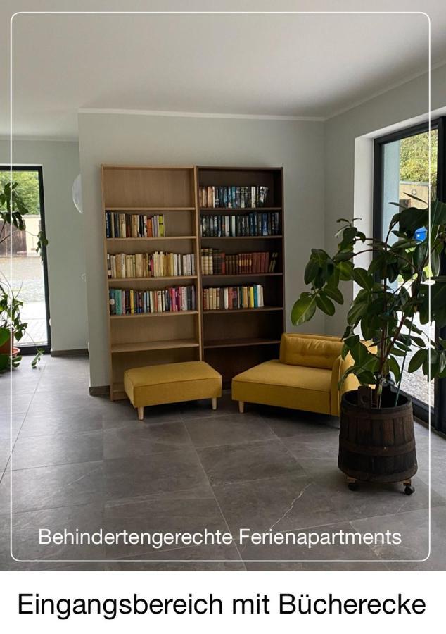 Barrierefreies Ferienapartment A2 Villa Wilisch 55Qm Amtsberg Buitenkant foto