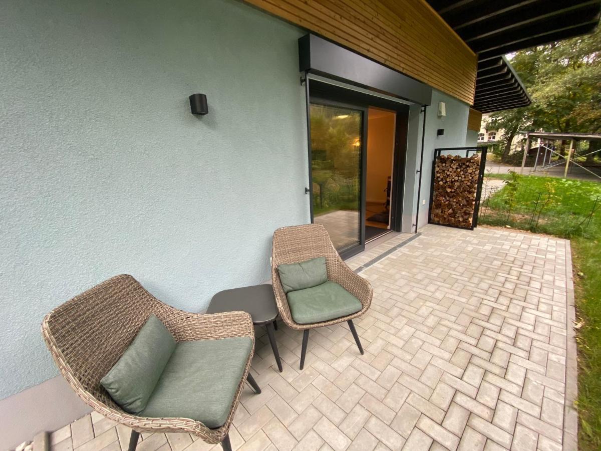 Barrierefreies Ferienapartment A2 Villa Wilisch 55Qm Amtsberg Buitenkant foto